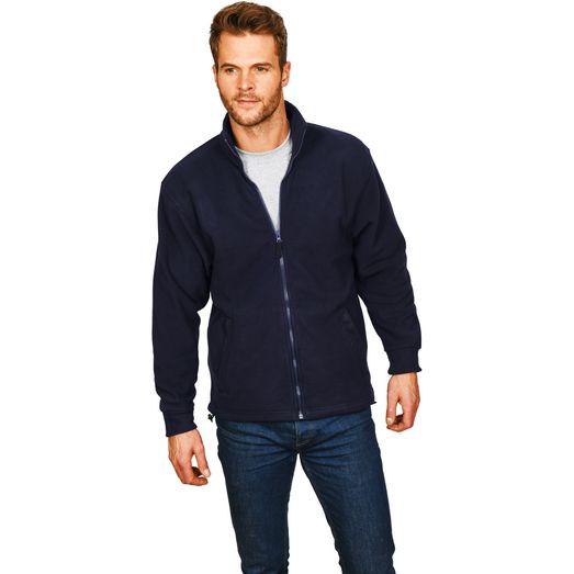 Absolute Apparel Brumal Full Zip Fleece - Navy Blue