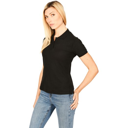 Absolute Apparel Diva Ladies Polo - Black