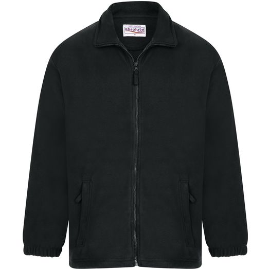 Absolute Apparel Heritage Full Zip Fleece - Black