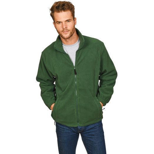 Absolute Apparel Heritage Full Zip Fleece - Bottle Green