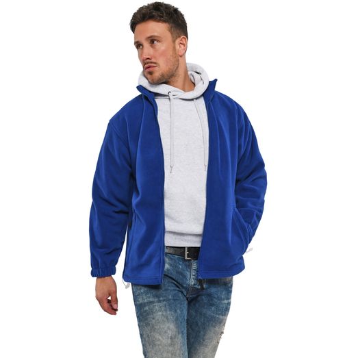Absolute Apparel Heritage Full Zip Fleece - Royal Blue