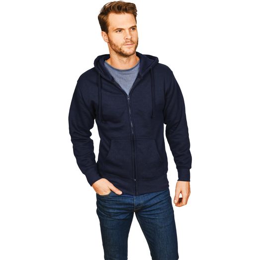 Casual Classics Classic Zip Hood - Navy Blue