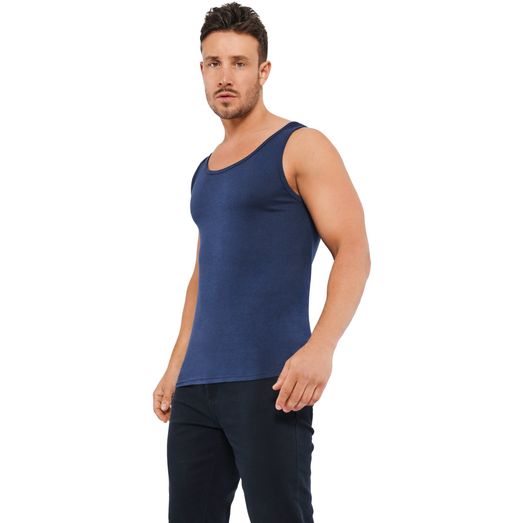 Casual Classics Ringspun Classic Vest 150 - Navy Blue