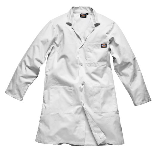 Dickies Redhawk Warehouse Coat - White