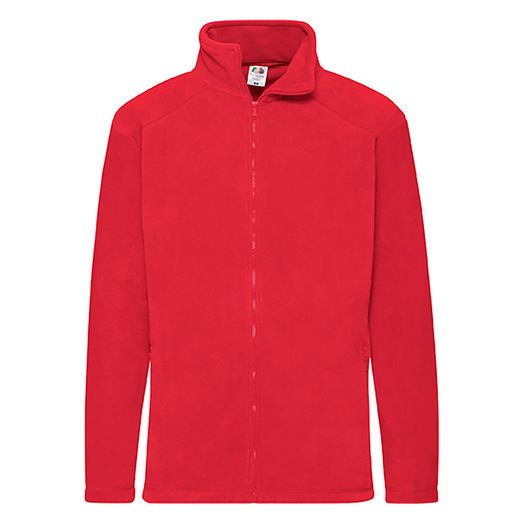 Fruit Of The Loom Full Zip Fleece - Red
