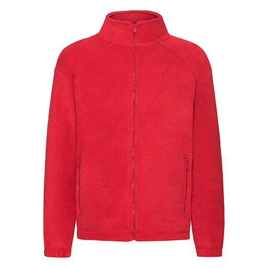 Fruit Of The Loom Kids Full Zip Fleece - Red