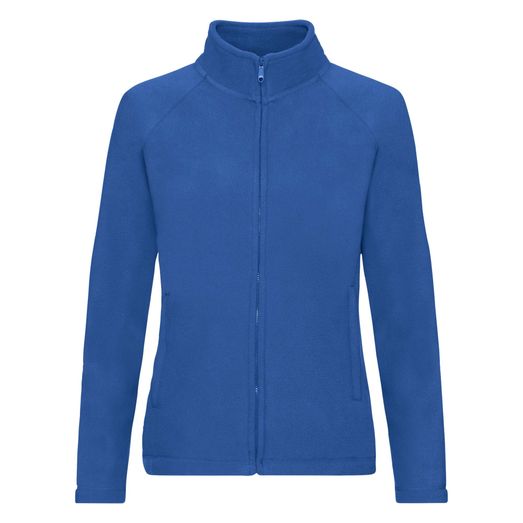 Fruit Of The Loom Ladyfit Full Zip Fleece - Royal Blue