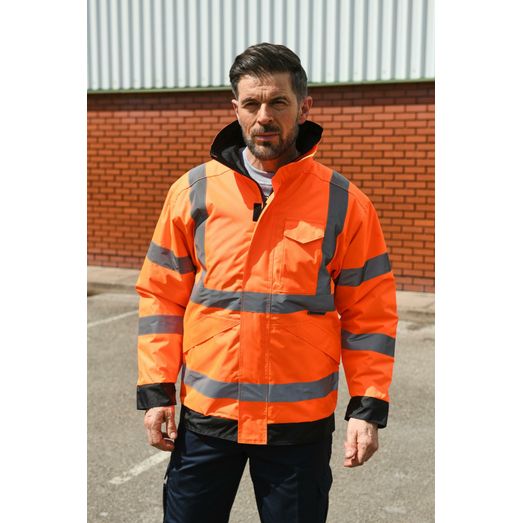 Korntex High Vis Premium Site Jacket - Orange