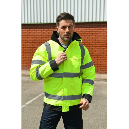 Korntex High Vis Premium Site Jacket - Yellow