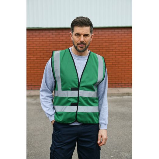 Korntex High Vis Safety Vest - Paramedic Green