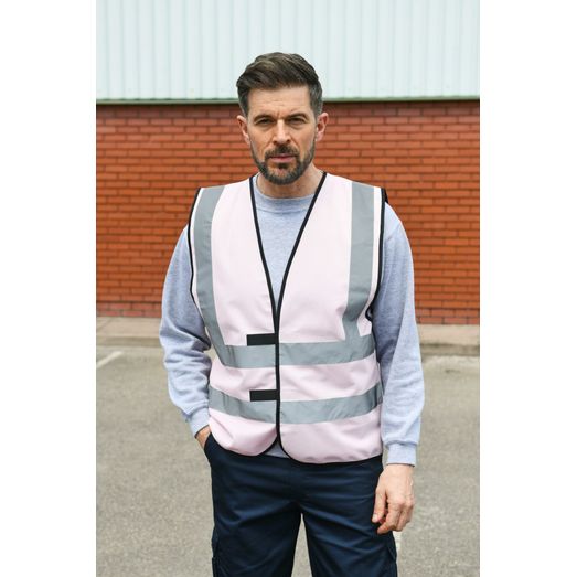 Korntex High Vis Safety Vest - Pink