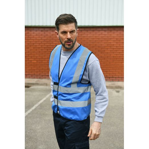 Korntex High Vis Safety Vest - Royal Blue