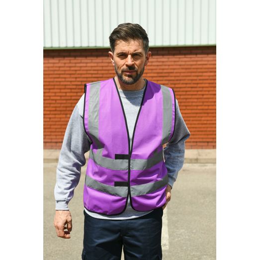 Korntex High Vis Safety Vest - Violet