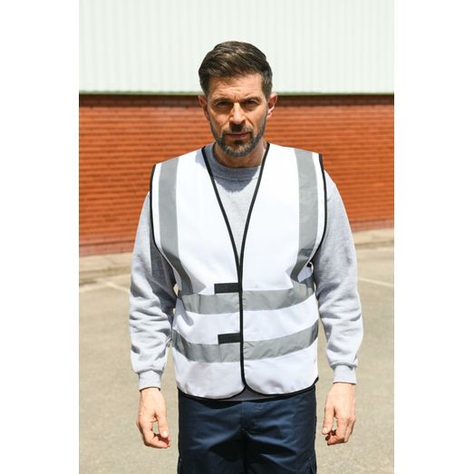 Korntex High Vis Safety Vest - White