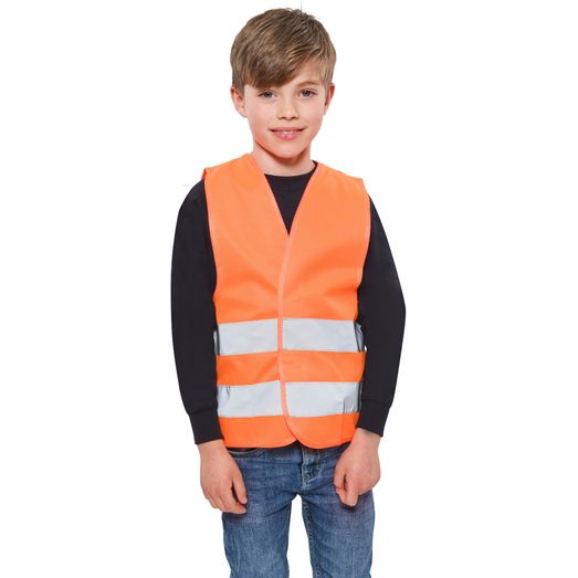 Korntex High Vis Safety Vest Youths - Orange