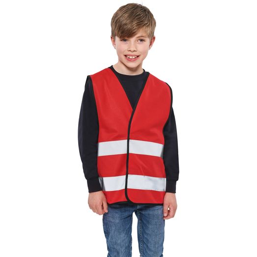 Korntex High Vis Safety Vest Youths - Red