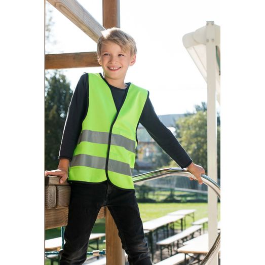Korntex High Vis Safety Vest Youths - White