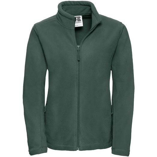Russell Full Zip Ladies Fleece 320gm - Bottle Green