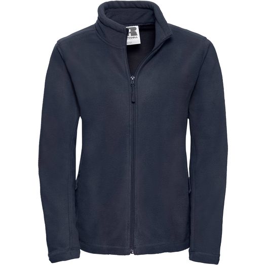 Russell Full Zip Ladies Fleece 320gm - French Navy Blue