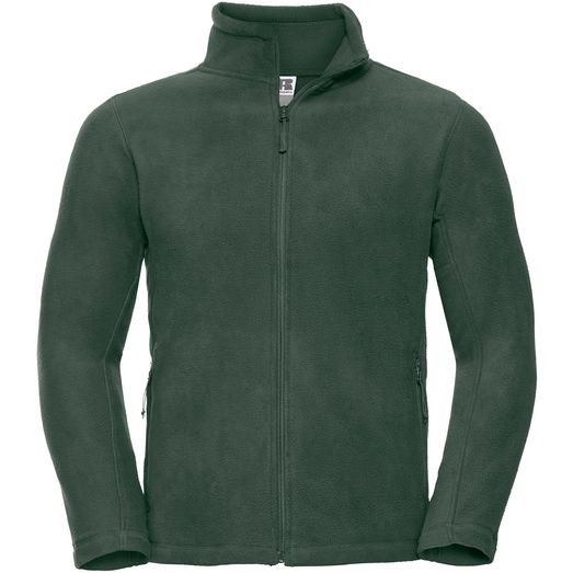 Russell Full Zip Mens Fleece 320gm - Bottle Green