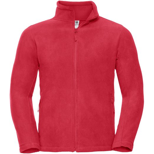 Russell Full Zip Mens Fleece 320gm - Classic Red