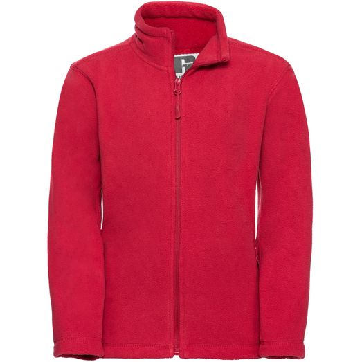 Russell Jerzees Schoolgear Full Zip Youths Fleece 320gm - Classic Red