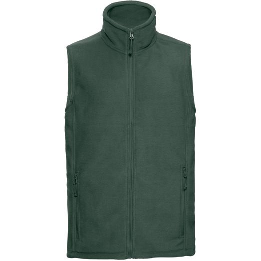 Russell Outdoor Fleece Gilet Mens - Bottle Green
