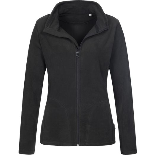 Stedman Active Outdoor Ladies Active Outdoor F/Z Fleece - Black Opal