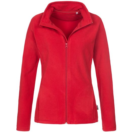 Stedman Active Outdoor Ladies Active Outdoor F/Z Fleece - Scarlet Red