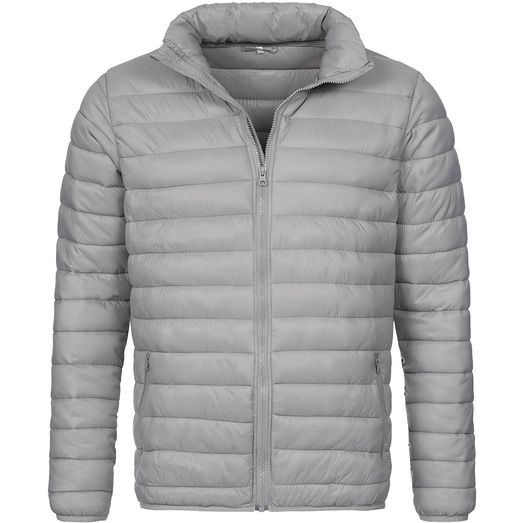 Stedman Active Outdoor Padded Jacket Mens - Light Grey