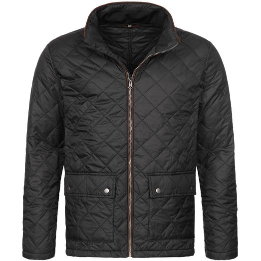 Stedman Active Outdoor Quilted Jacket Mens - Black Opal