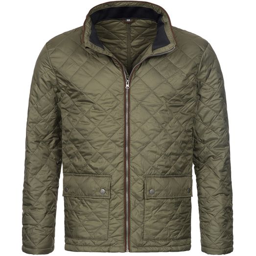 Stedman Active Outdoor Quilted Jacket Mens - Military Green