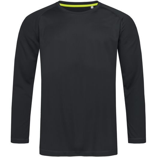 Stedman Active Sports 140 Long Sleeve T-Shirt Mens - Black Opal