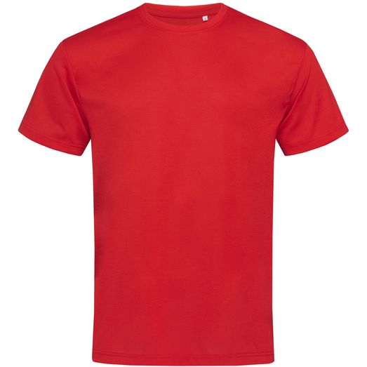 Stedman Active Sports Cotton Touch T-Shirt Mens - Crimson Red