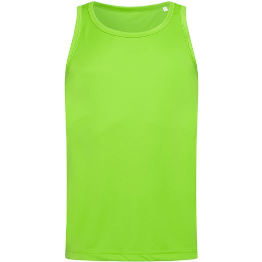 Stedman Active Sports Mens Poly Sports Vest - Kiwi