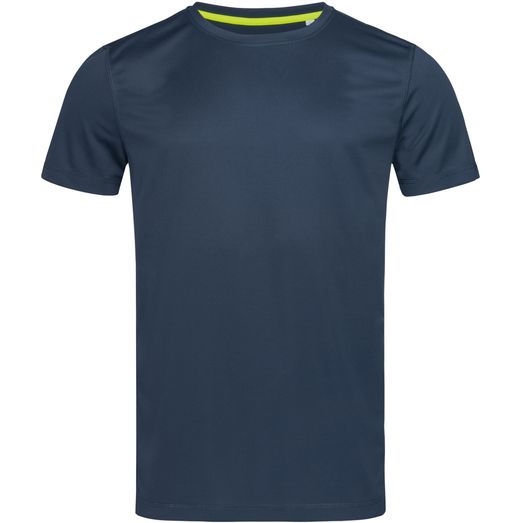 Stedman Active Sports Set In Mesh Mens T-Shirt - Marina BLue