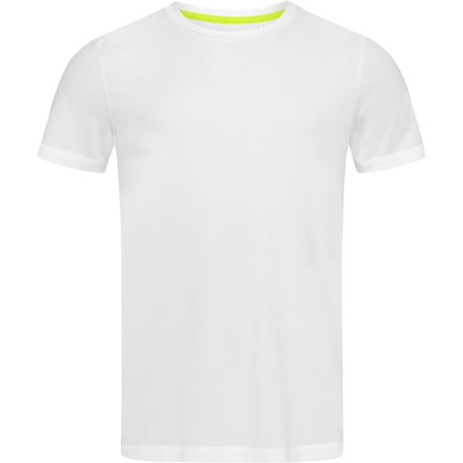 Stedman Active Sports Set In Mesh Mens T-Shirt - White