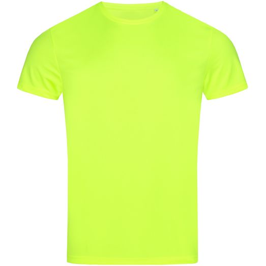Stedman Active Sports T-Shirt Mens - Cyber Yellow