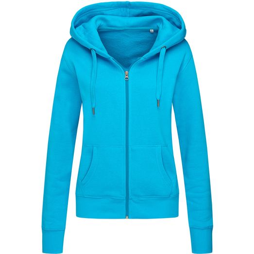 Stedman Active Sports Zip Hood Ladies - Hawaii Blue