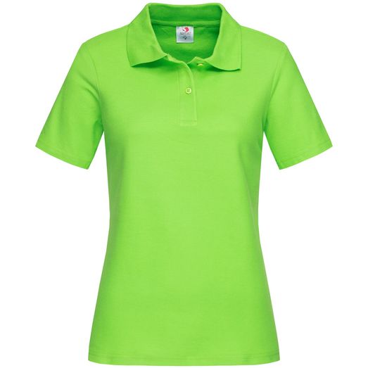 Stedman Classic Cotton Polo Ladies 170gm - Kiwi