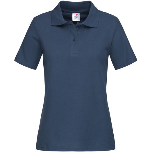 Stedman Classic Cotton Polo Ladies 170gm - Navy Blue
