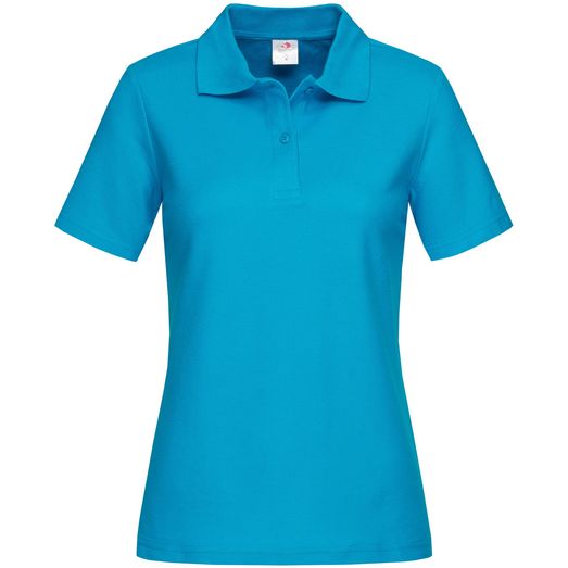 Stedman Classic Cotton Polo Ladies 170gm - Ocean Blue