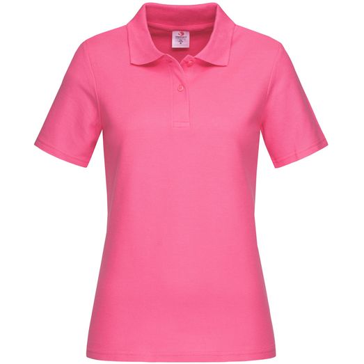 Stedman Classic Cotton Polo Ladies 170gm - Sweet Pink