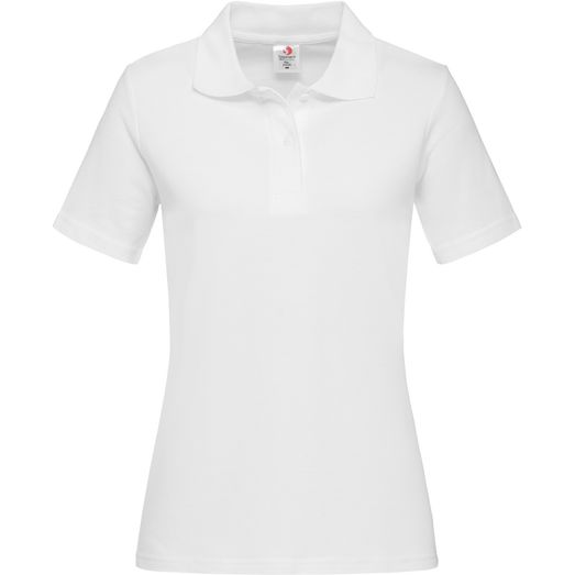 Stedman Classic Cotton Polo Ladies 170gm - White
