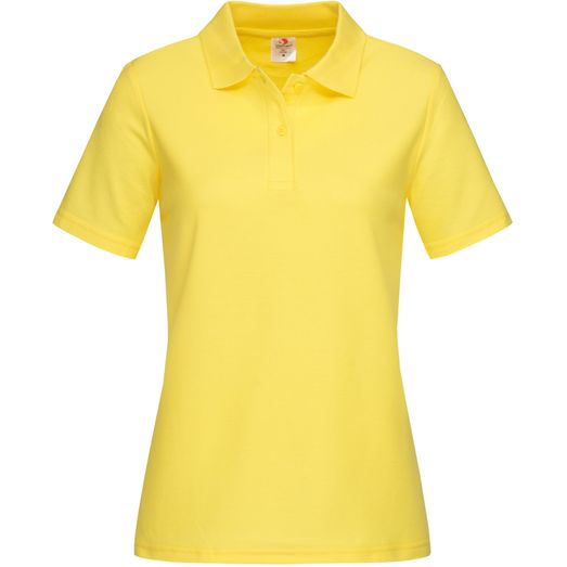Stedman Classic Cotton Polo Ladies 170gm - Yellow