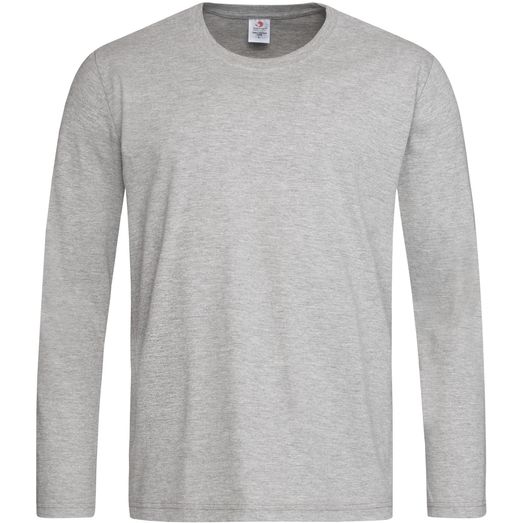 Stedman Classic Long Sleeve T-Shirt - Heather Grey