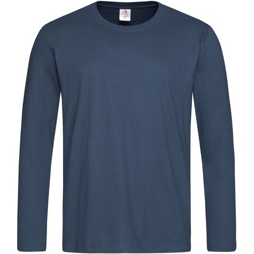 Stedman Classic Long Sleeve T-Shirt - Navy Blue