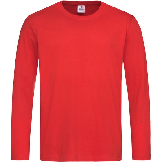 Stedman Classic Long Sleeve T-Shirt - Scarlet Red