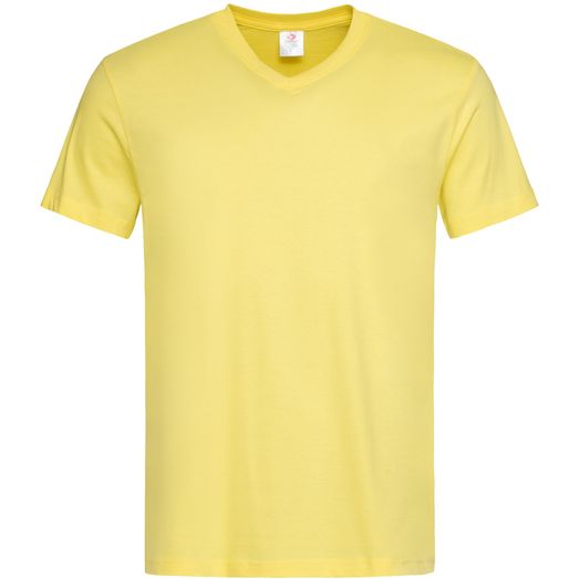 Stedman Classic V Neck T-Shirt 155gm - Yellow