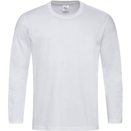 Stedman Comfort Long Sleeve 185gm - White